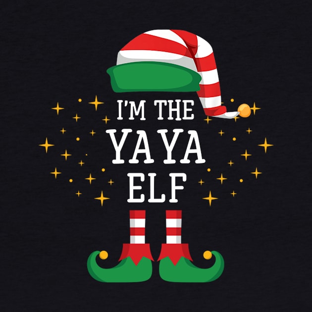 I'm The Yaya Elf Matching Family Christmas Pajama by Damsin